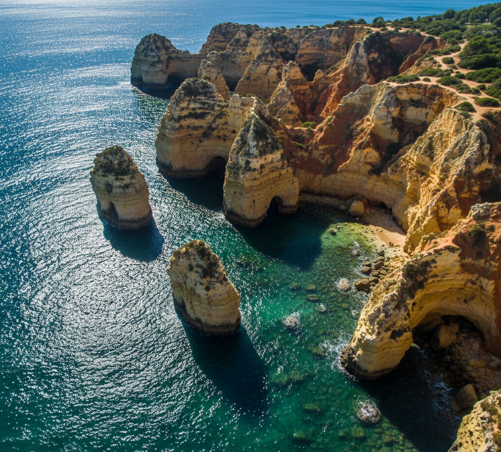 Algarve 3-Day Itinerary Ponta da Piedade cliffs in Lagos Algarve