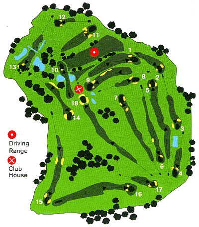 Benamor Golf Course Map