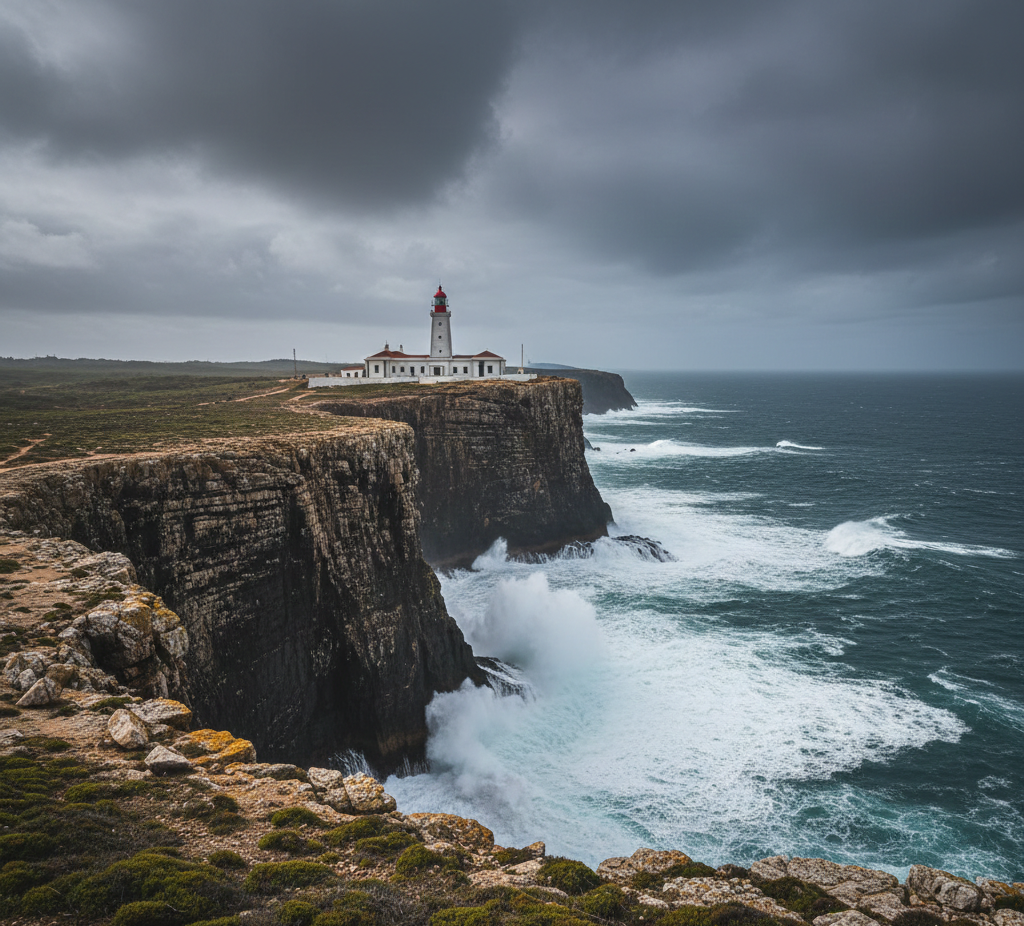 Algarve 3-Day Itinerary Cape St. Vincent cliffs and lighthouse Algarve