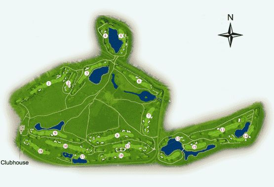 Laguna Golf Course Map