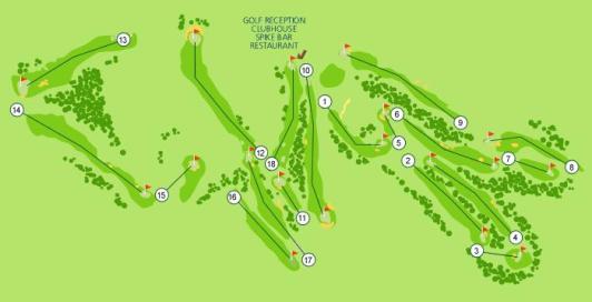 Parque da Floresta Golf Course Map
