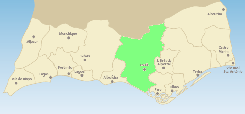 Algarve Loule Map