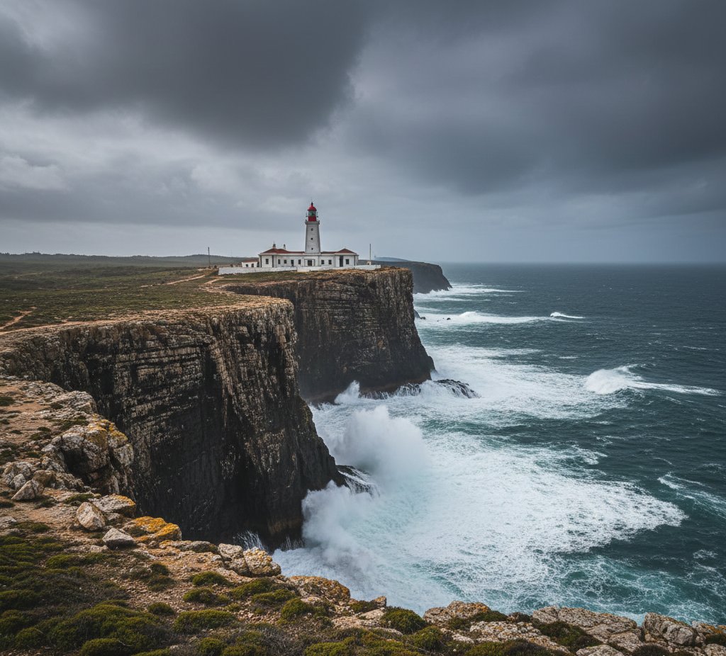 Algarve 3-Day Itinerary Cape St. Vincent cliffs and lighthouse Algarve