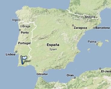 Algarve Map Iberia