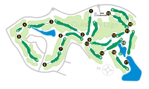 Quinta do Lago South Golf Course Map